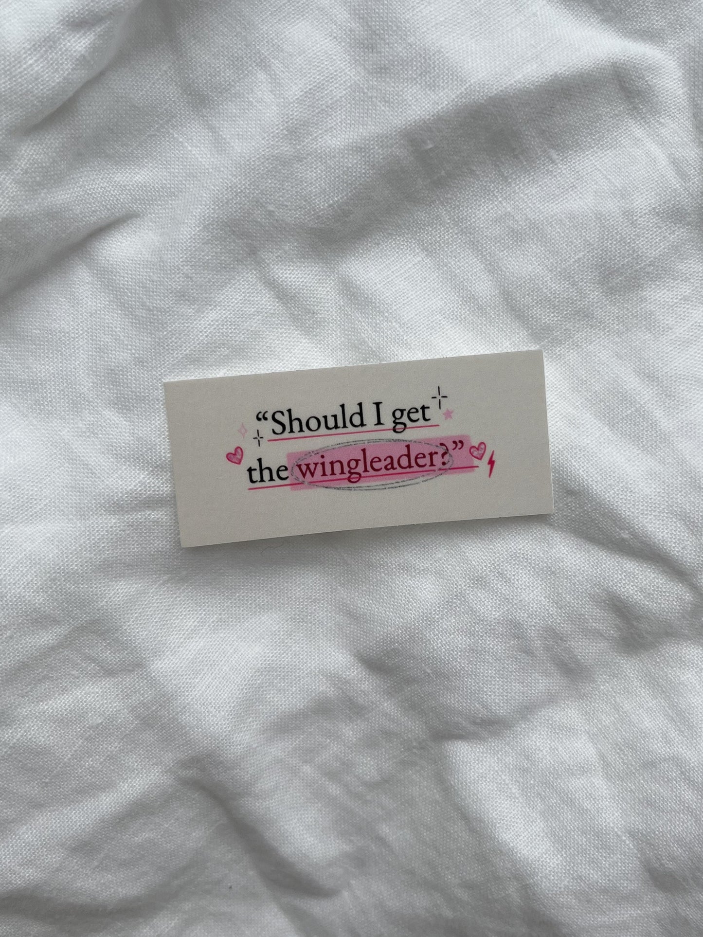 Should I Get The Wingleader Sticker