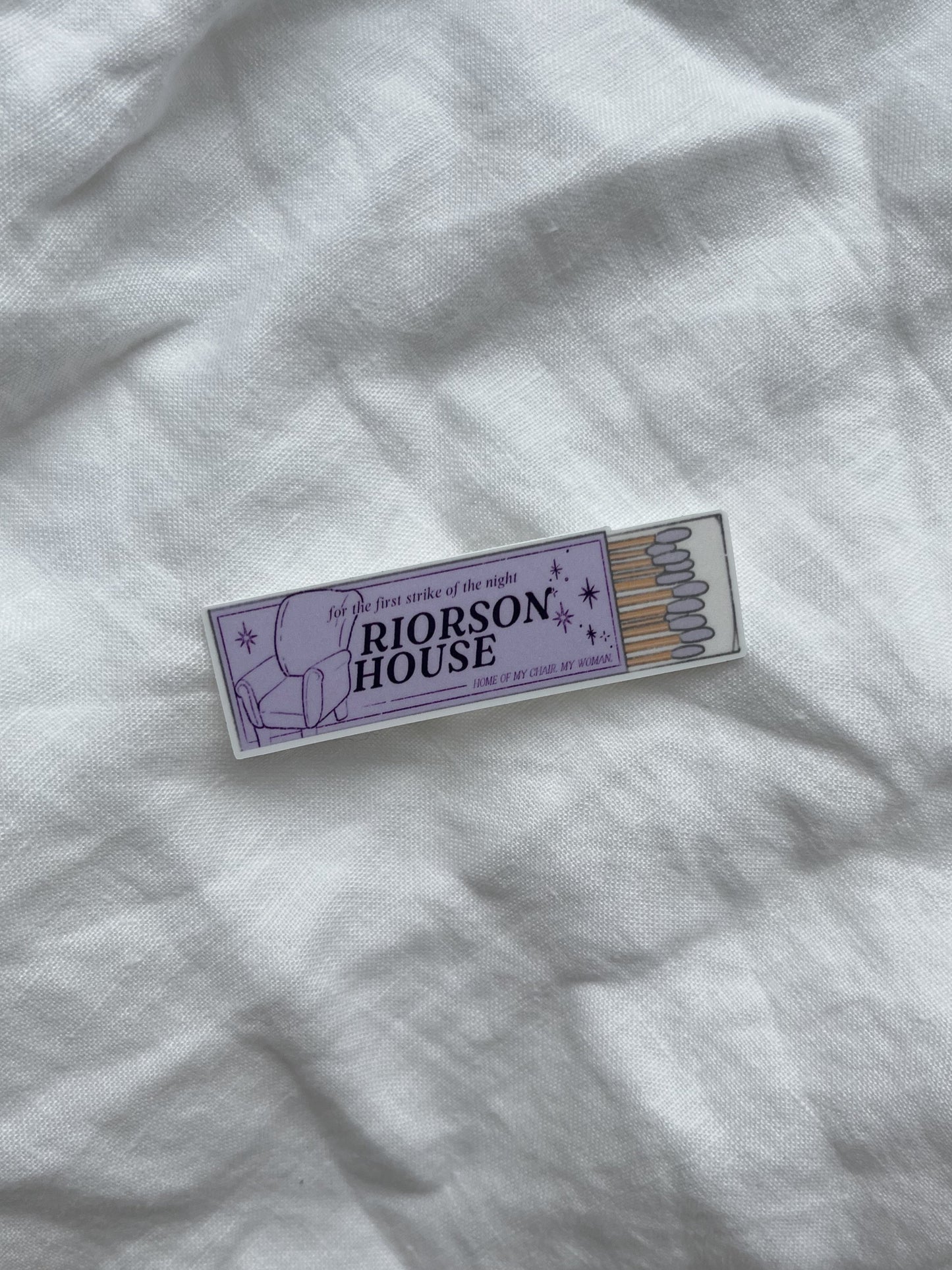 Riorson House Matchbook Sticker