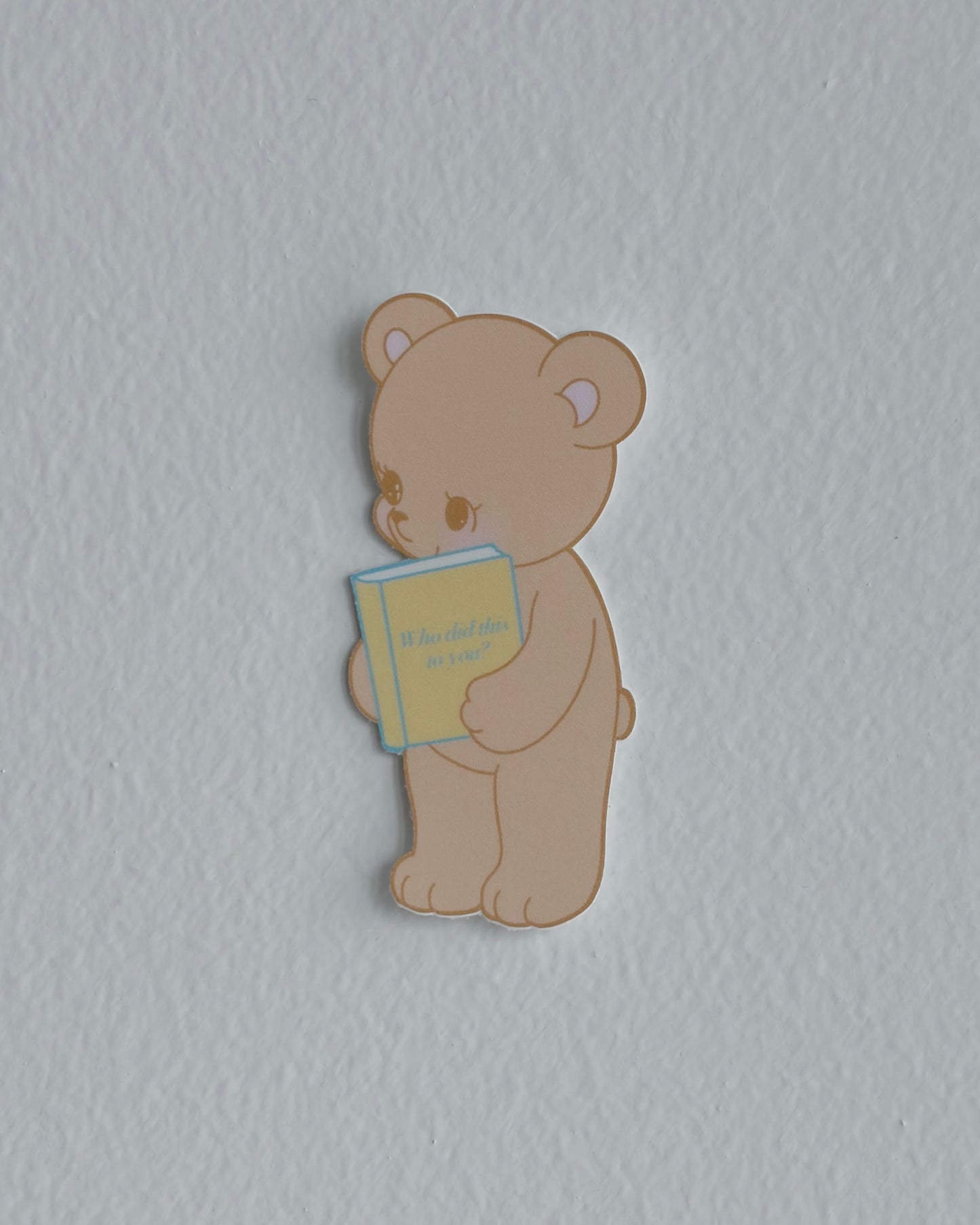Trope Teddies Sticker - Who did this to you?