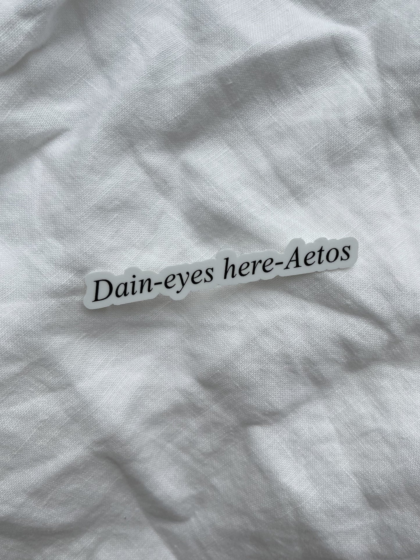 Dain-eyes here-Aetos Sticker