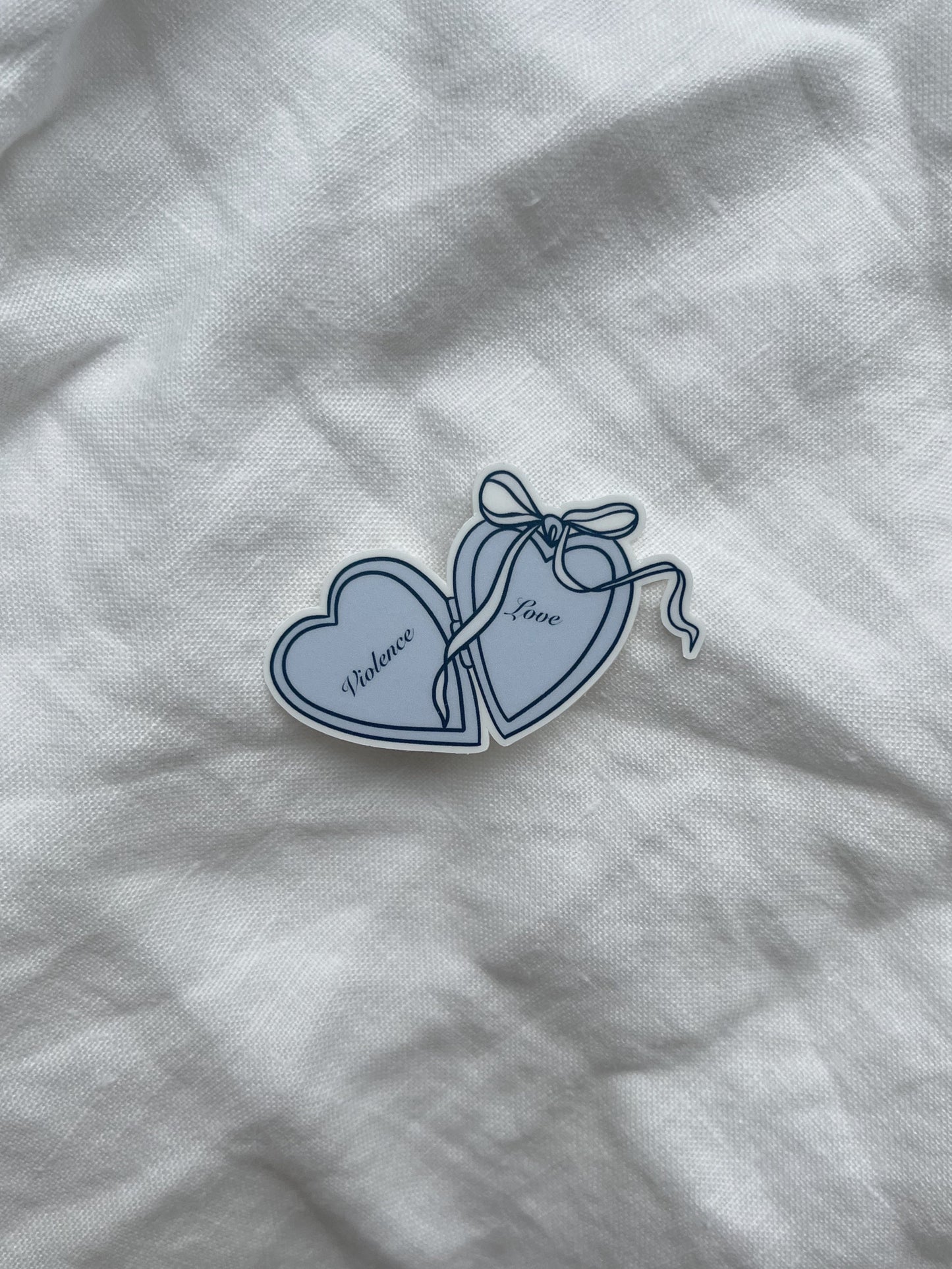 Violence/Love Locket Sticker