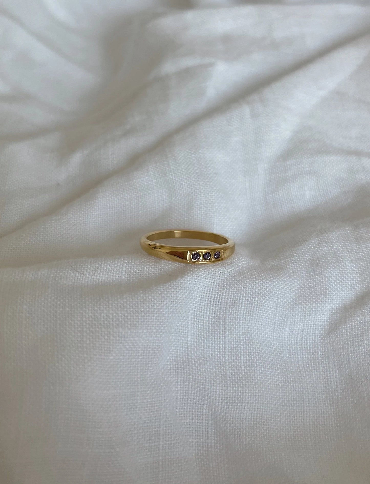 Gold Sam Stacker Ring