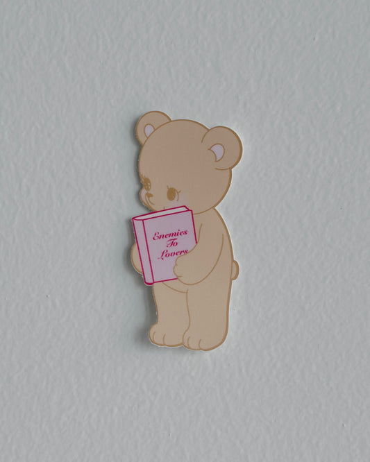 Trope Teddies Sticker - Enemies to Lovers