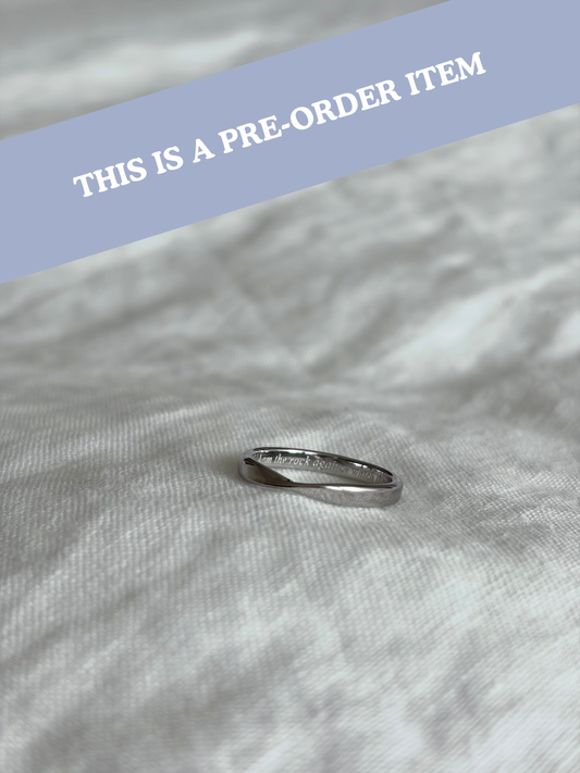 PRE-ORDER Silver Valkyrie Ribbon Ring
