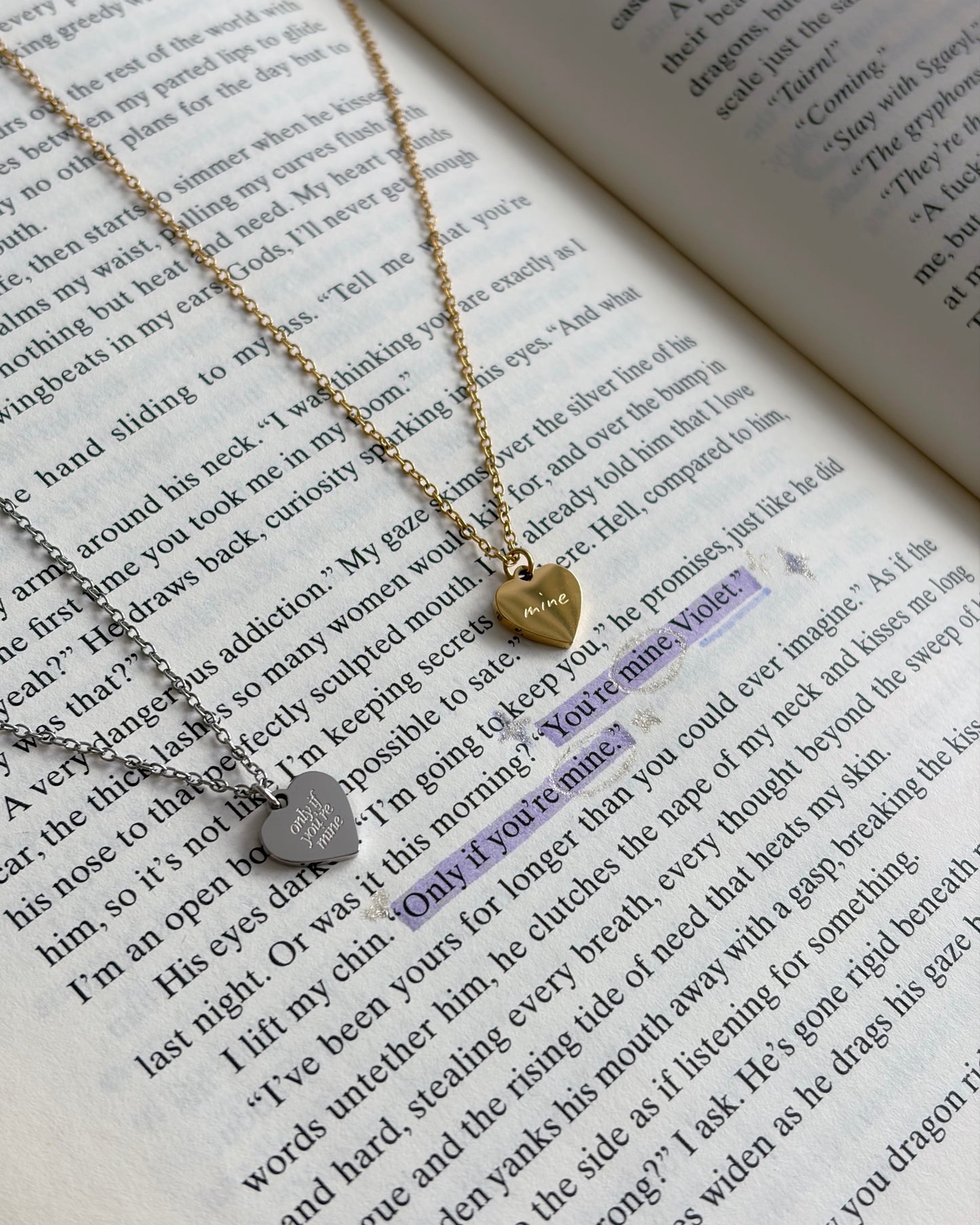 Gold Xaden Mini Heart Necklace